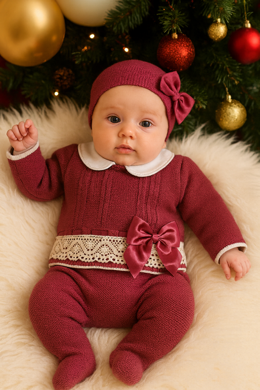 Conjunto malha laços de Cetim