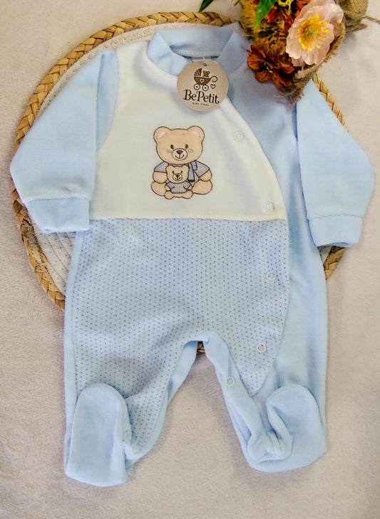Babygrow veludo ursinhos