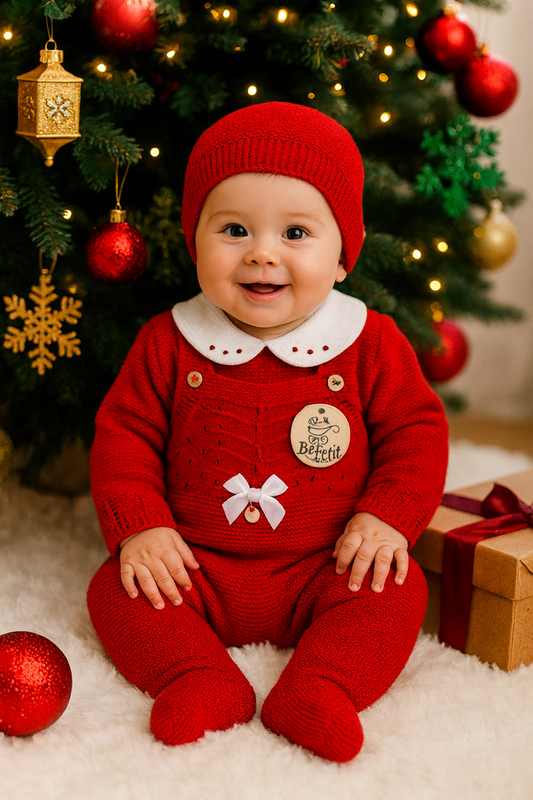 Conjunto de 3 peças malha lacinho