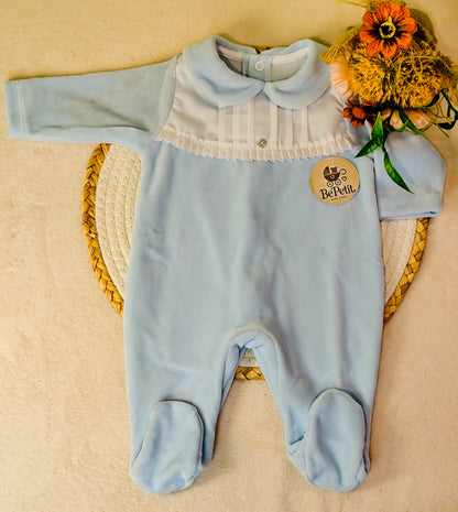 Babygrow veludo com algodão