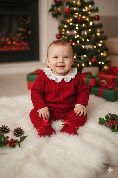 Conjunto de malha gola folho