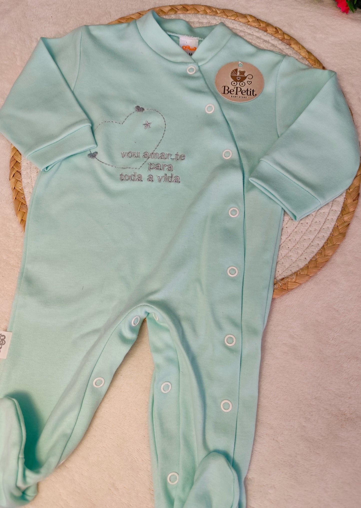 Babygrow algodão Amo-te