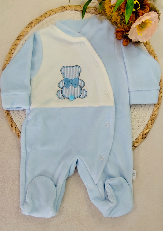 Babygrow veludo urso