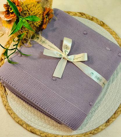 Enxoval saída de maternidade lavanda