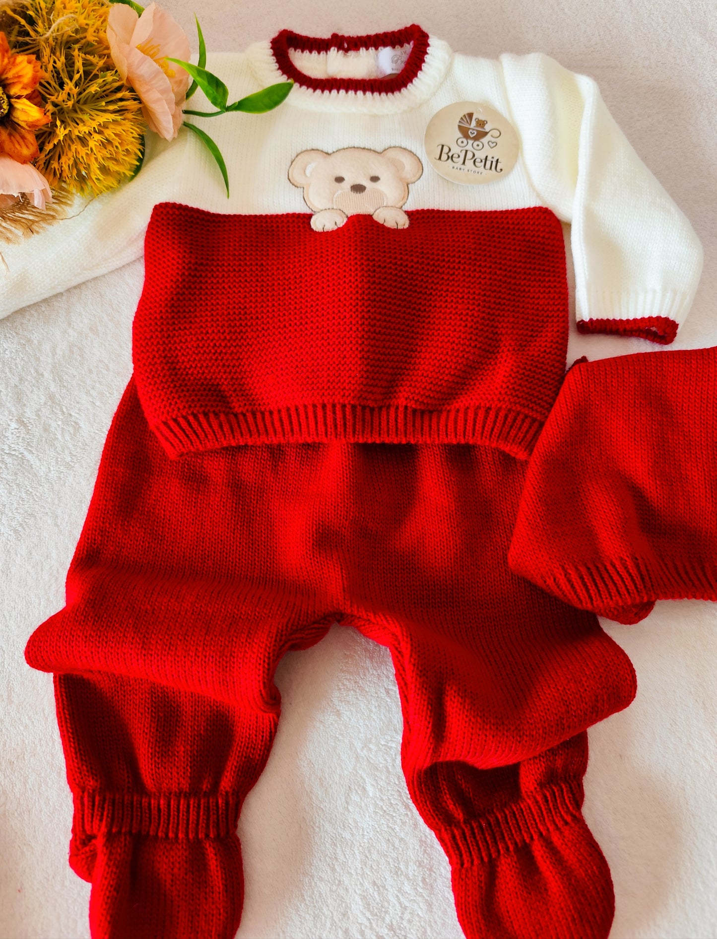 Conjunto 3 peças vermelho