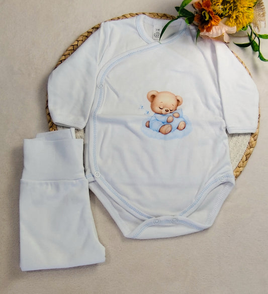 Body c/ collant c/ carda urso sono