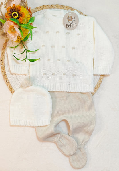 Conjunto malha pompom