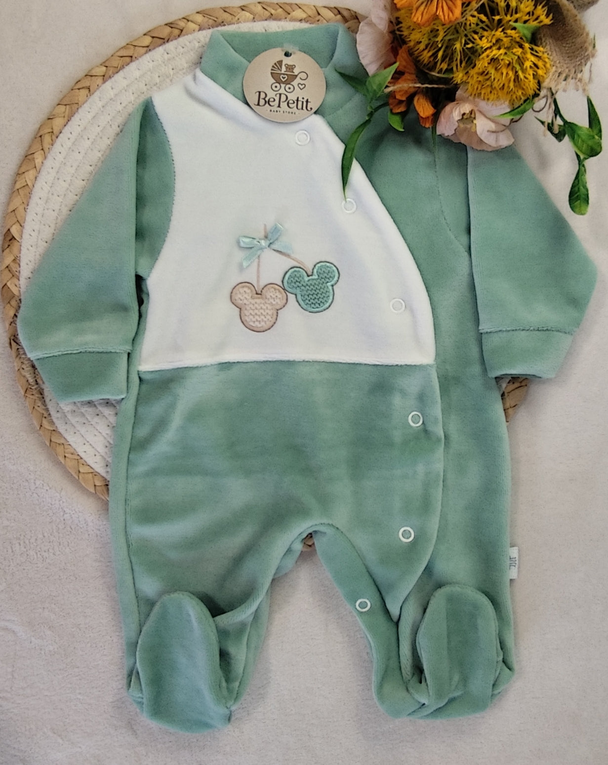 Babygrow urso lacinho