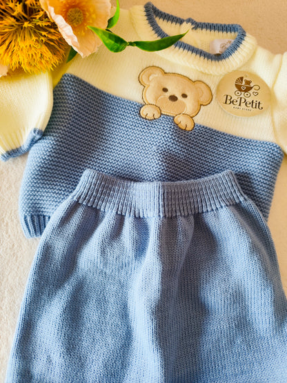 Conjunto 3 peças azul