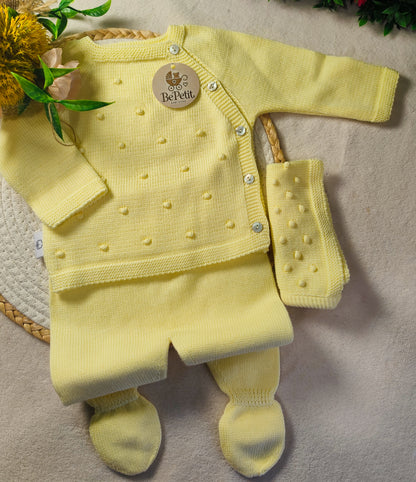 Conjunto malha pipoca