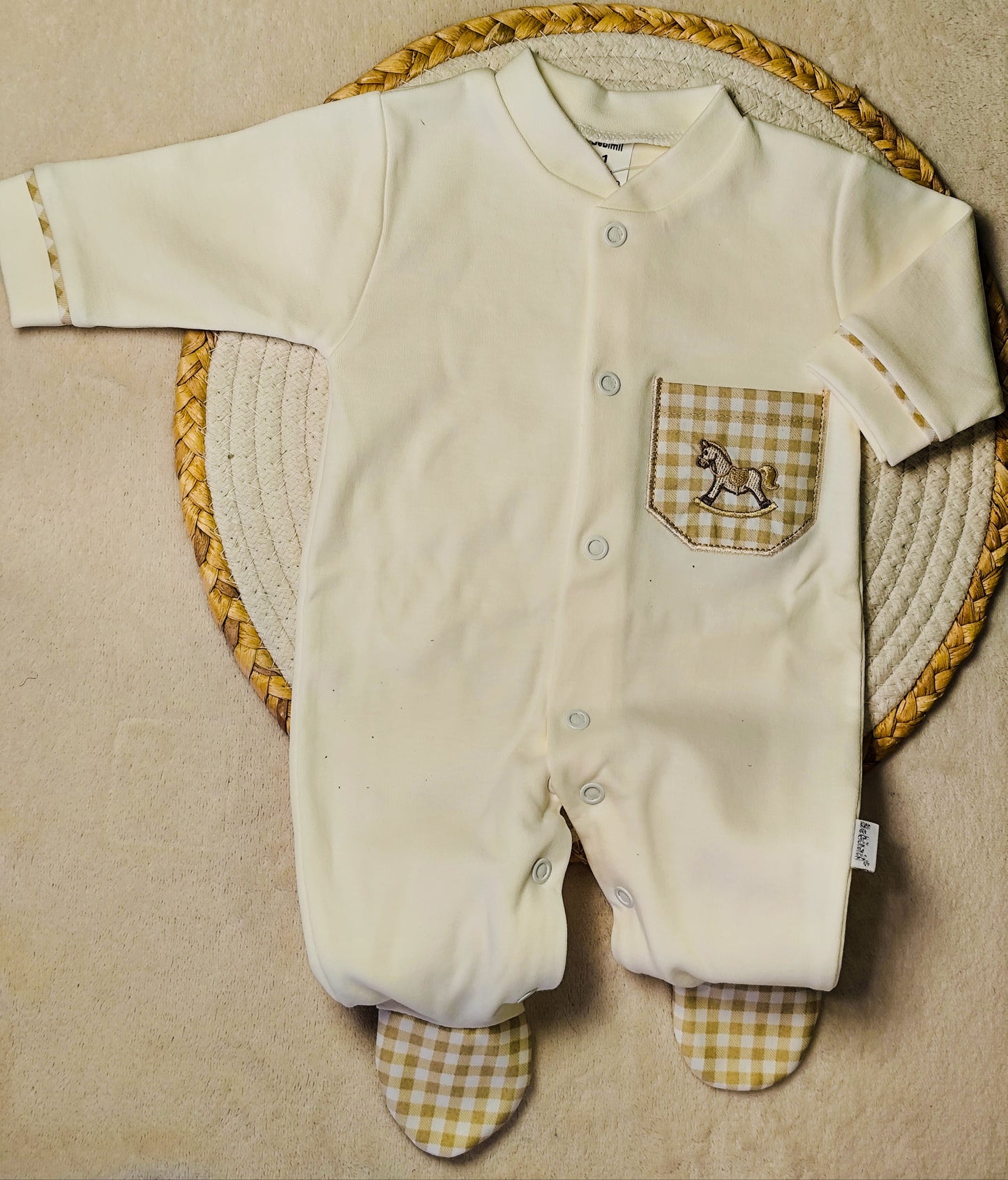 Babygrow algodão Pérola