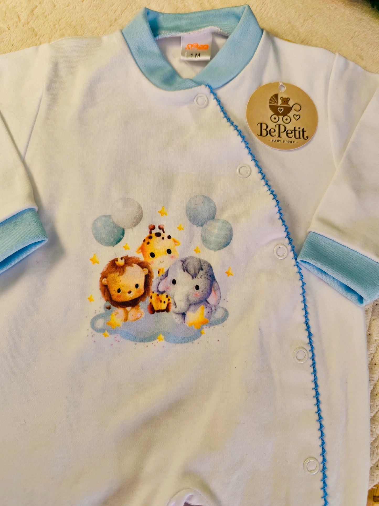 Babygrow algodão Safari