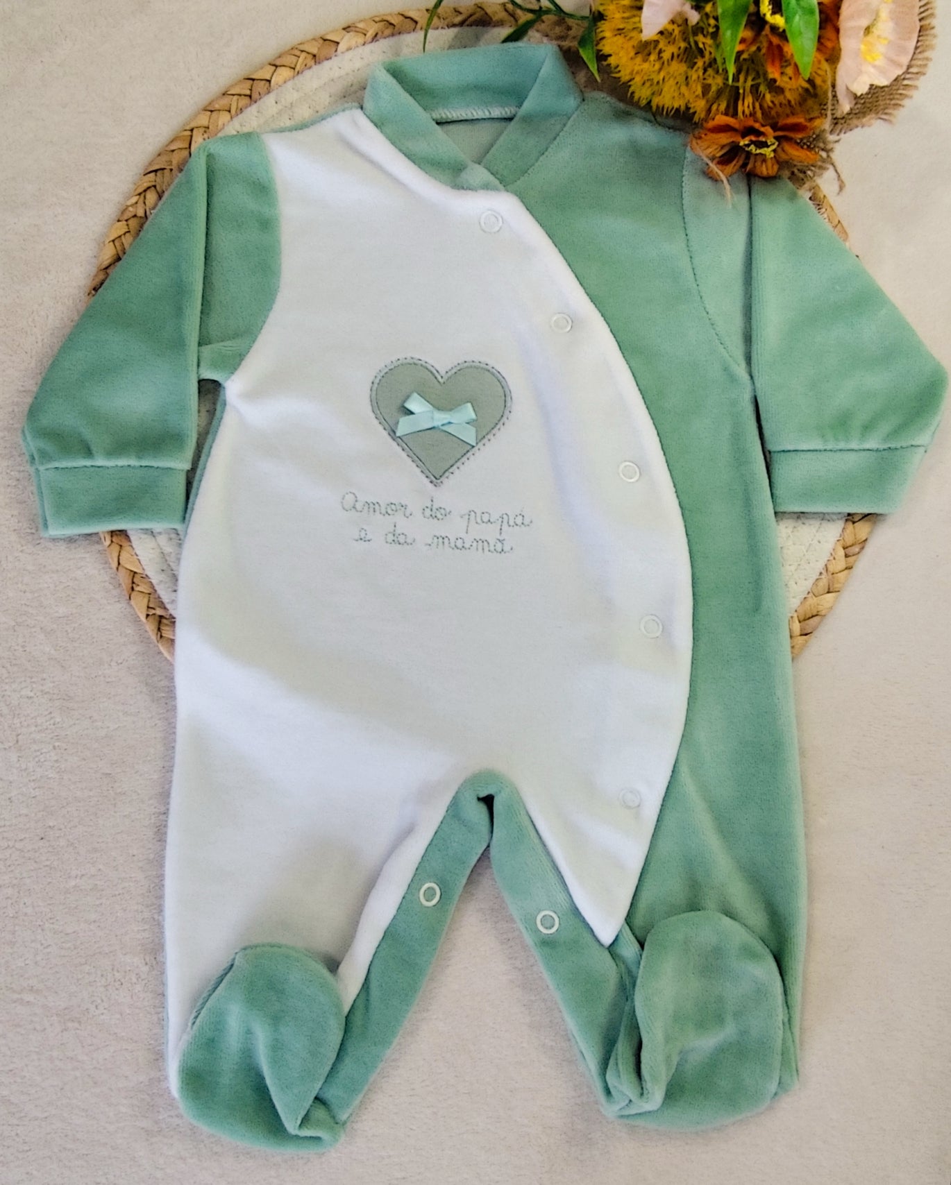 Conjunto "Amor do Papai e da Mamãe" – 5 Peças