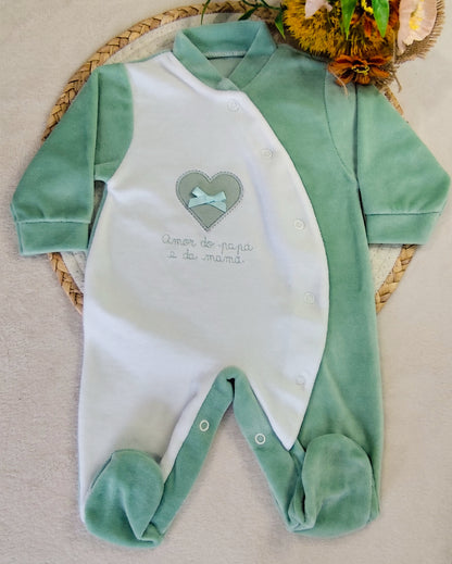 Conjunto "Amor do Papai e da Mamãe" – 5 Peças