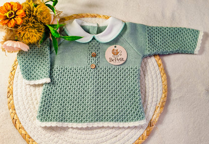 Conjunto malha algodão verde