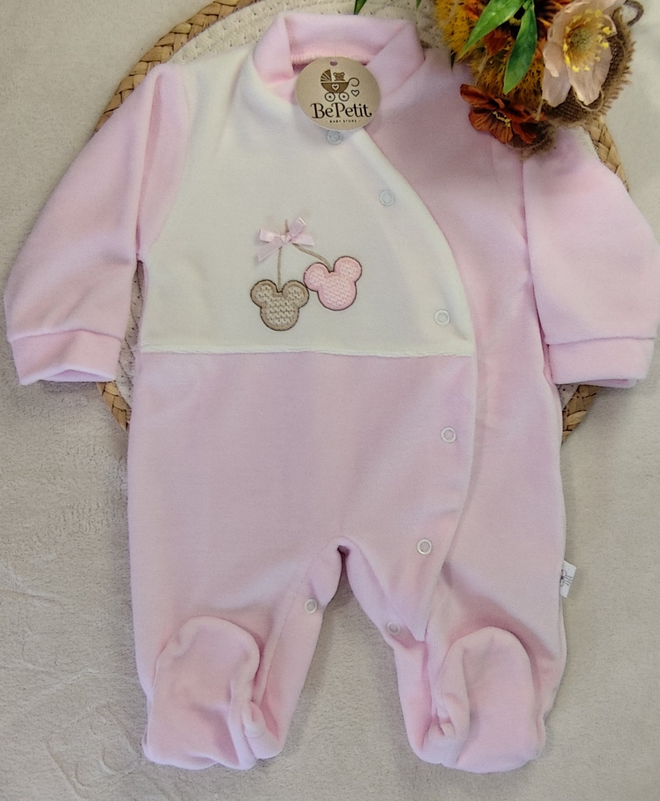 Babygrow urso lacinho