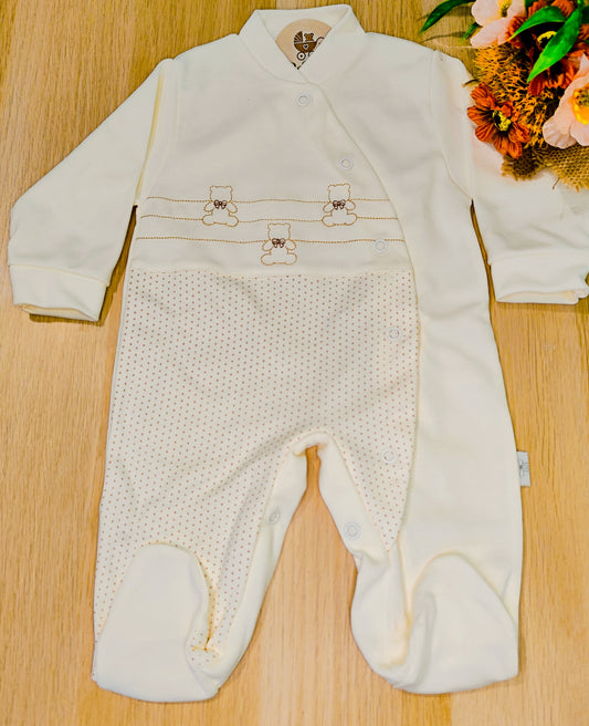 Babygrow Comprido para Bebé – Pérola