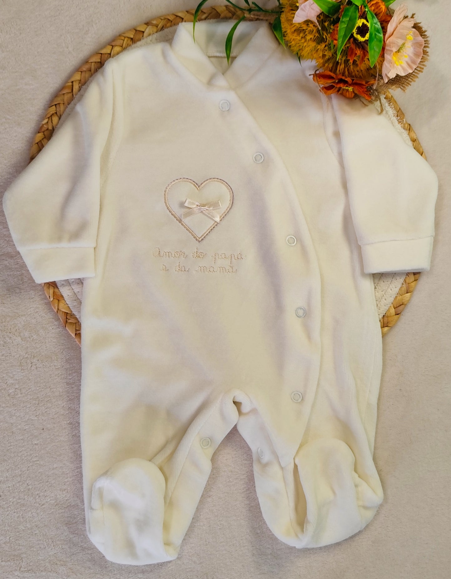 Conjunto "Amor do Papai e da Mamãe" – 5 Peças
