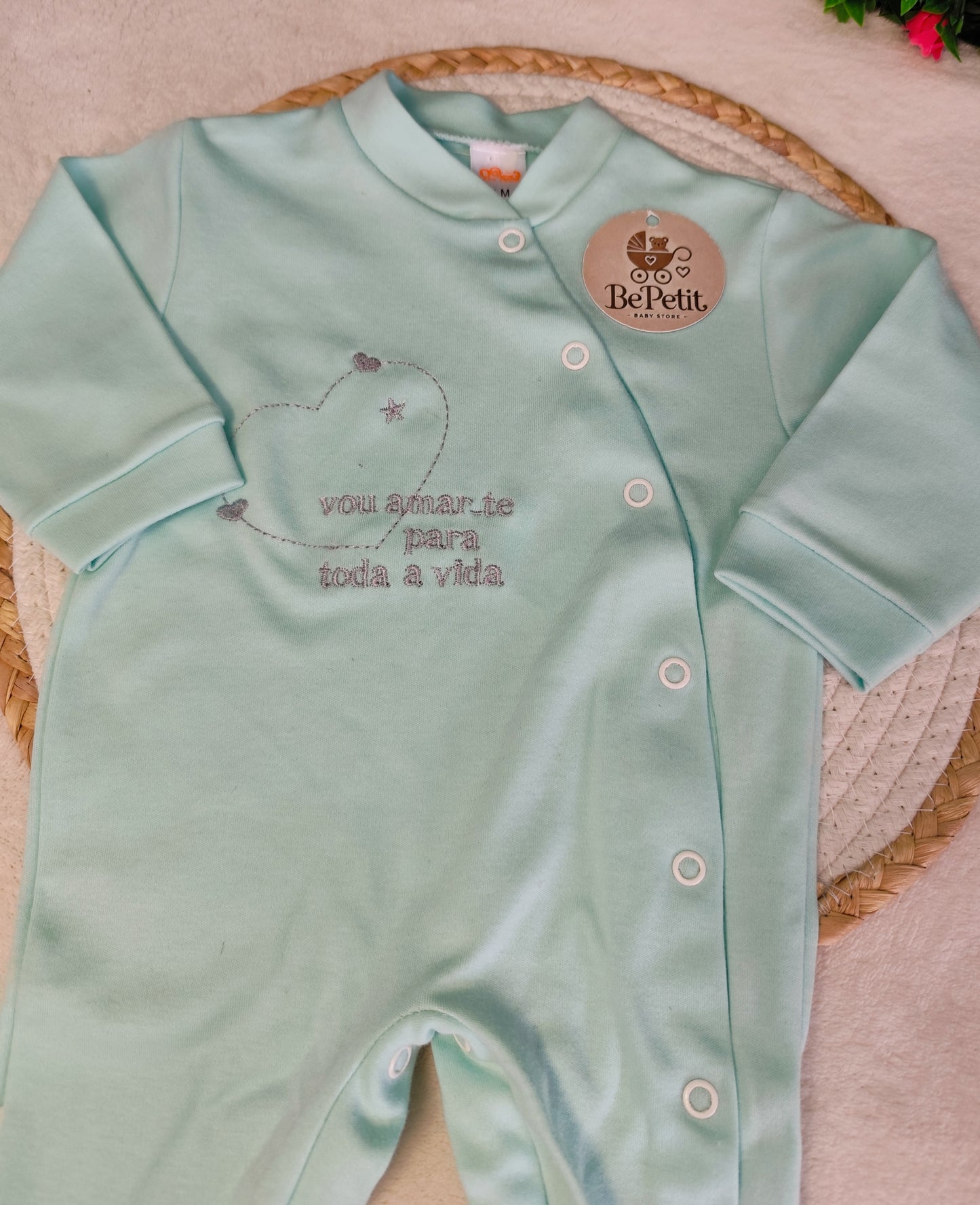 Babygrow algodão Amo-te