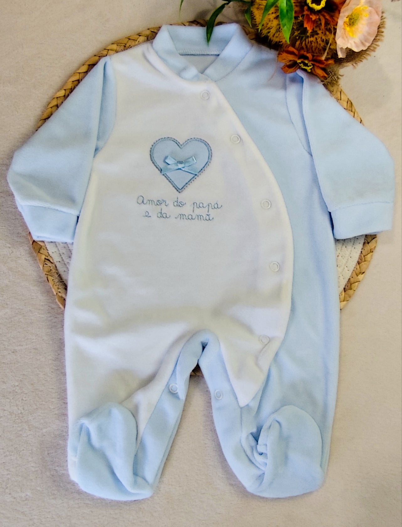 Conjunto "Amor do Papai e da Mamãe" – 5 Peças