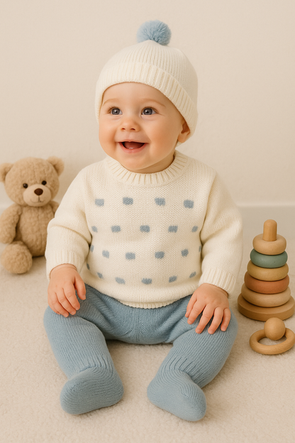 Conjunto malha pompom