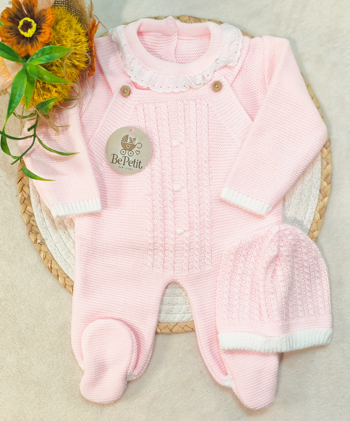 Jardineira conjunto 3 peças