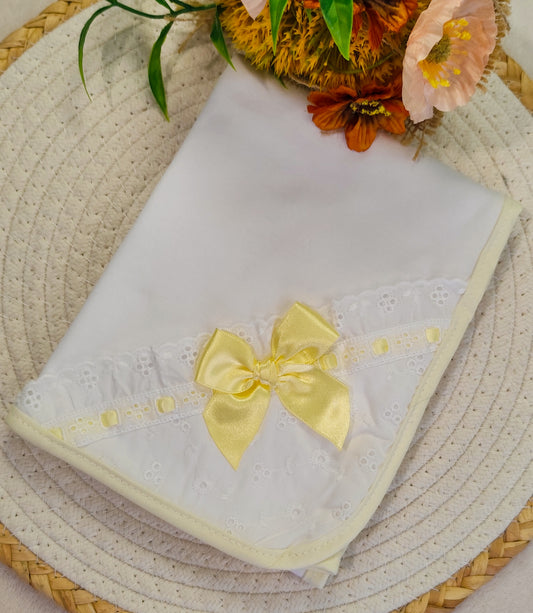 Fralda laço amarelo