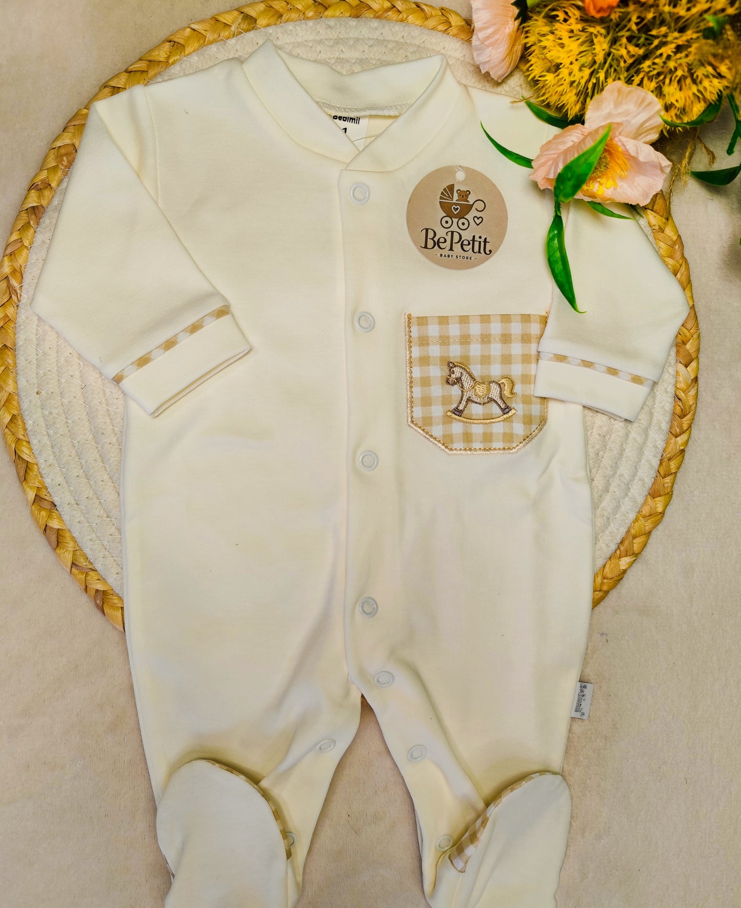 Babygrow algodão Pérola