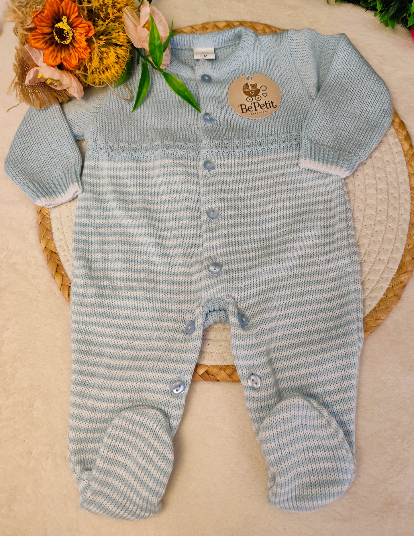 Babygrow malha algodão