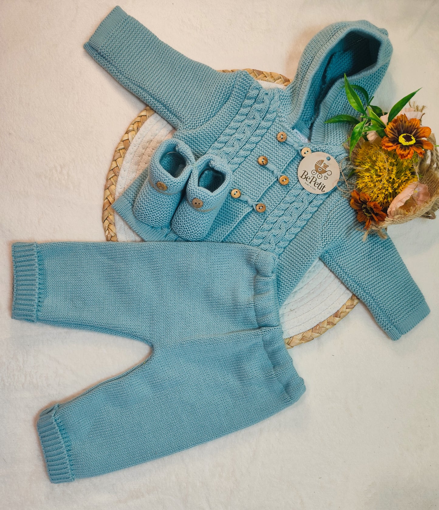 Conjunto com casaco  3 peças